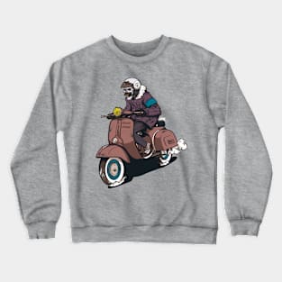 The Scooter Rider Crewneck Sweatshirt